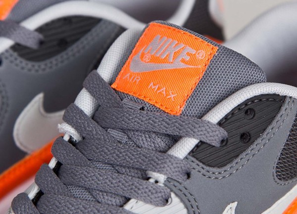 Nike Air Max 90 Essential Cool Grey Total Orange-4