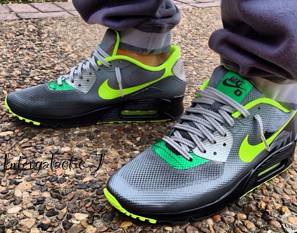 Nike Air Max 90 Hyperfuse Oregon Ducks - Intergalacticj-1