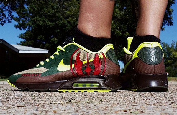 nike air max 90 hyperfuse jedi custom