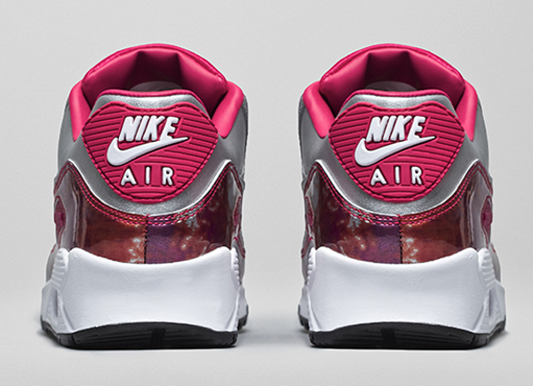 Nike Air Max 90 Metallic Silver Pink 'Air Brush' (rose) (3)