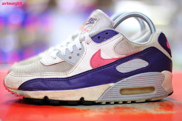 Nike Air Max 90 OG White Eggplant Flare zen grey (1990)