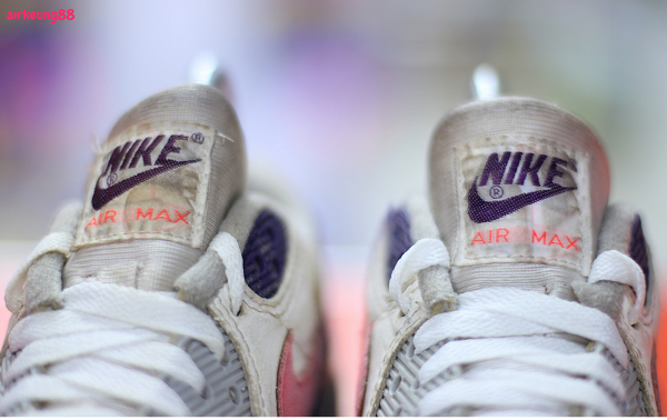 Nike Air Max 90 OG White Eggplant Flare zen grey (1992)