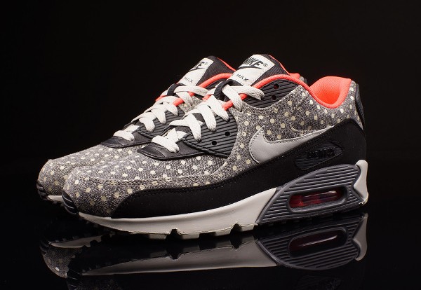 Nike Air Max 90 Polka Dot Black Anthracite Crimson (petits pois) (2)