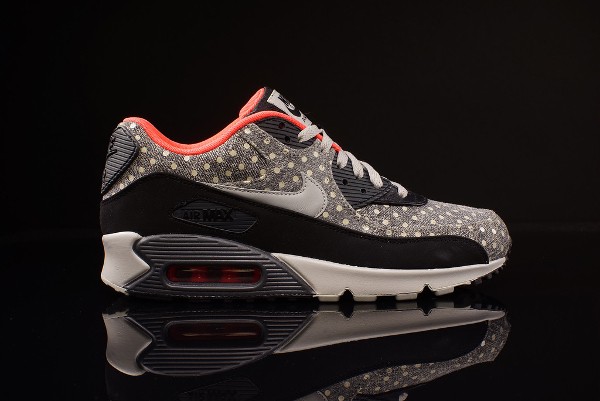 Nike Air Max 90 Polka Dot Black Anthracite Crimson (petits pois) (4)