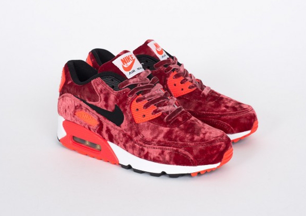 Nike Air Max 90 Red Velvet (bordeaux) Infrared 25eme anniversaire (1)