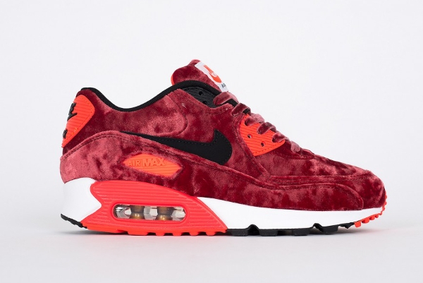 Nike Air Max 90 Red Velvet (bordeaux) Infrared 25eme anniversaire (3)