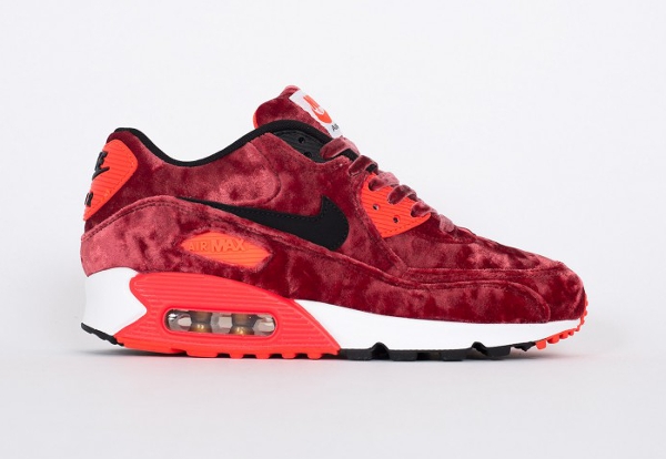 Nike Air Max 90 Red Velvet (bordeaux) Infrared 25eme anniversaire (4)