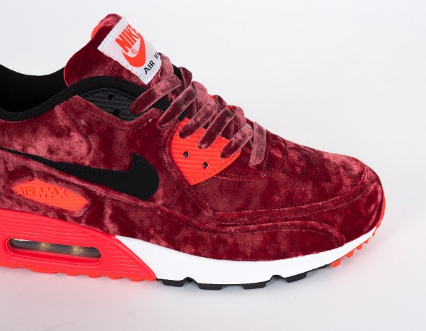 Nike Air Max 90 Red Velvet (bordeaux) Infrared 25eme anniversaire (5)