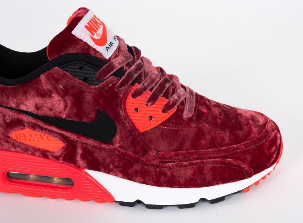 Nike Air Max 90 Red Velvet (bordeaux) Infrared 25eme anniversaire (6)