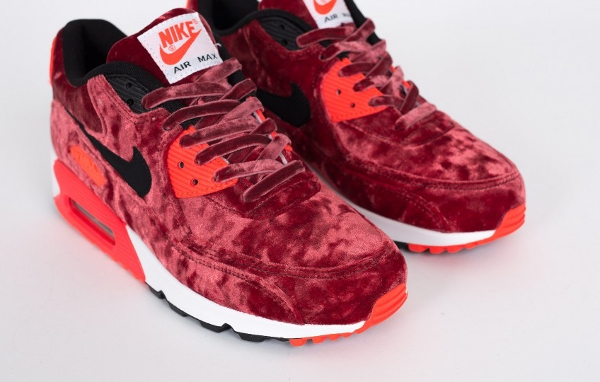 Nike Air Max 90 Red Velvet (bordeaux) Infrared 25eme anniversaire (8)