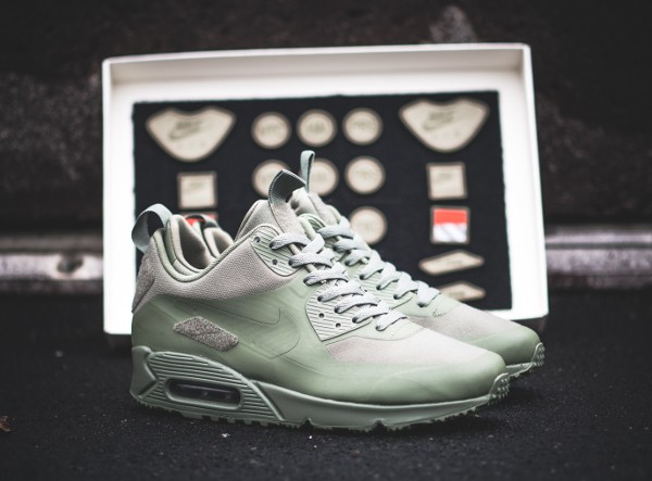 Nike Air Max 90 Sneakerboot Patch Steel Green (olive) (2)