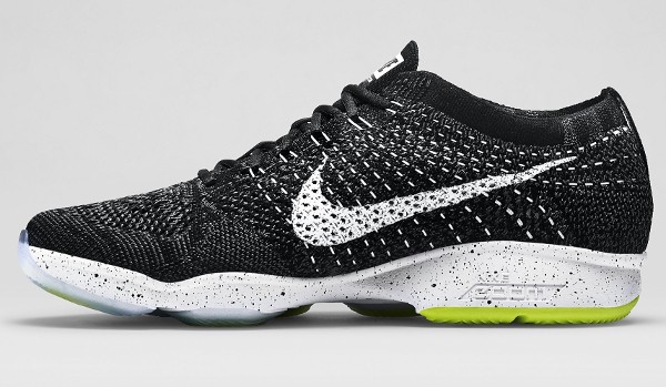 Nike Flyknit Zoom Agility Black White Dark Grey Volt (3)