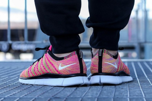 nike free 5.0 flyknit femme violet