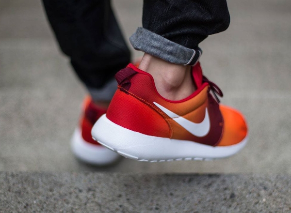 Nike Roshe Run Print dégradé Orange  (1)