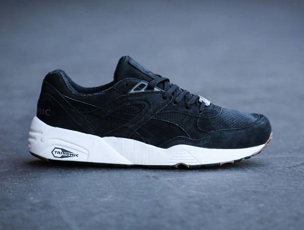 Puma R698 Perforated Black Whisper White (3)