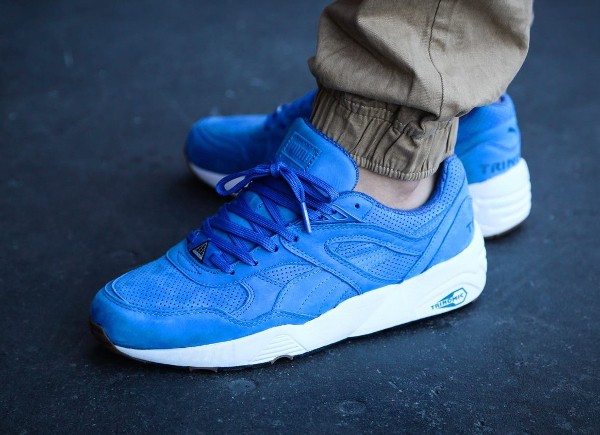 Puma R698 Perforated Strong Blue Whisper White (2)