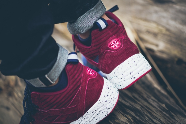 Puma RF698 Tokyo Sakura aux pieds