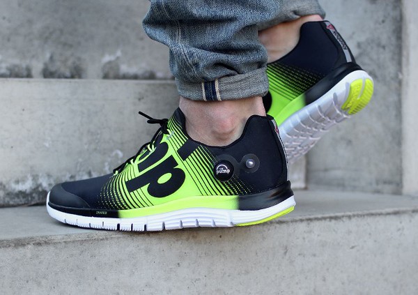 Reebok ZPump Fusion 'Black Solar Yellow White'-2