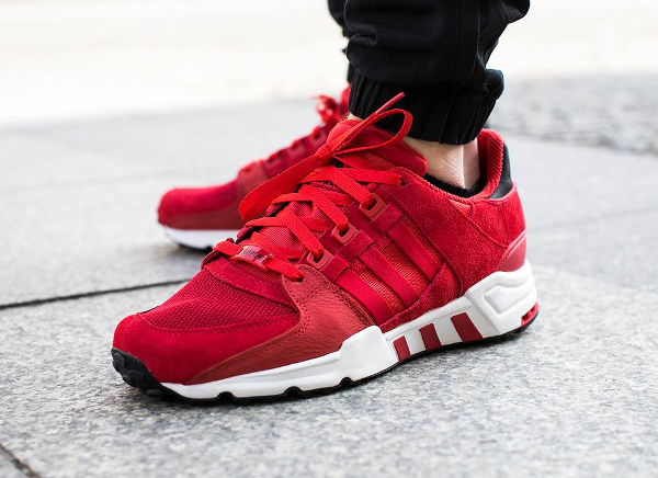 adidas eqt rouge et noir