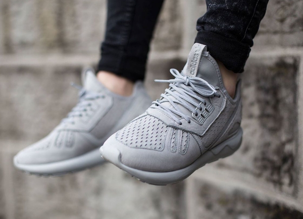 Adidas Tubular Runner Monochrome Stone White (gris) (3)