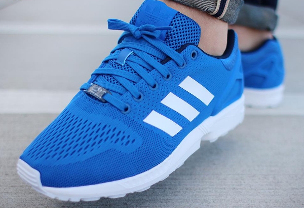 Adidas ZX Flux EM Blue Running White Core Black (1)