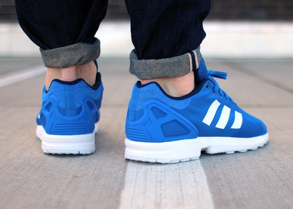 Adidas ZX Flux EM Blue Running White Core Black (3)