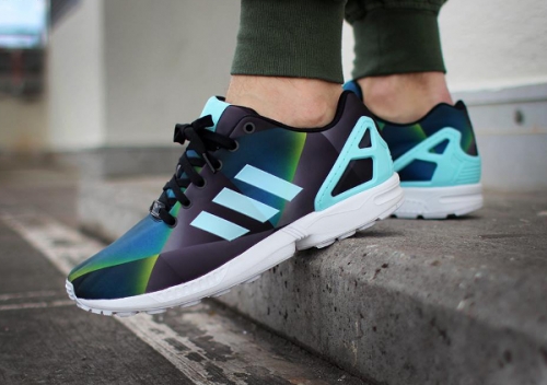 adidas zx flux adv Cyan enfant