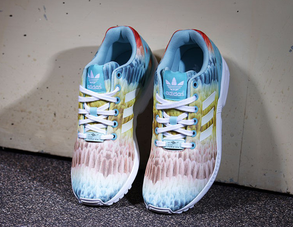 Adidas zx flux hotsell arc en ciel