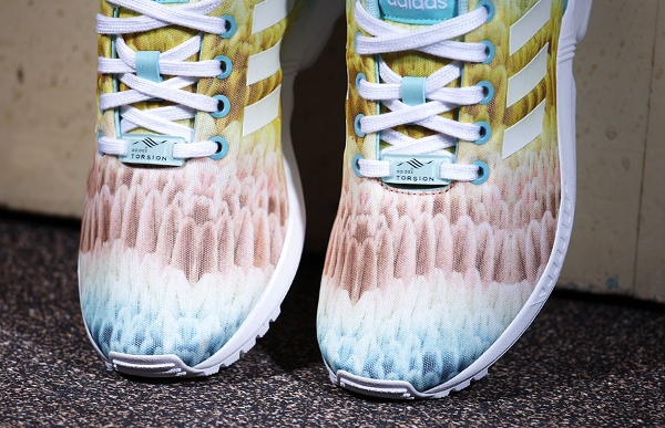 adidas zx flux arc en ciel