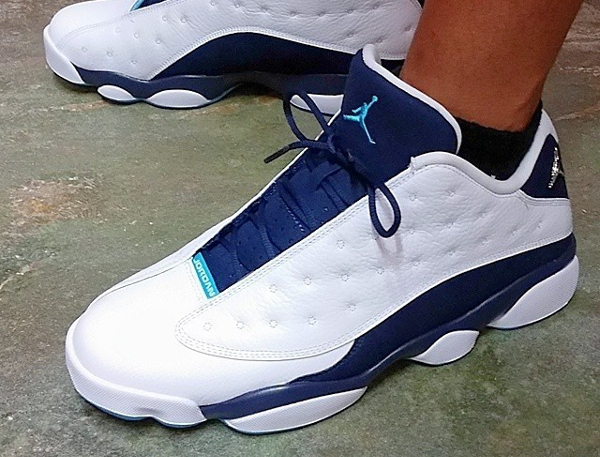 Air Jordan 13 Low Hornets White/Silver/Navy | Sneakers-actus