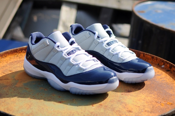 Air Jordan 11 Retro Georgetown (Grey Navy) (2)