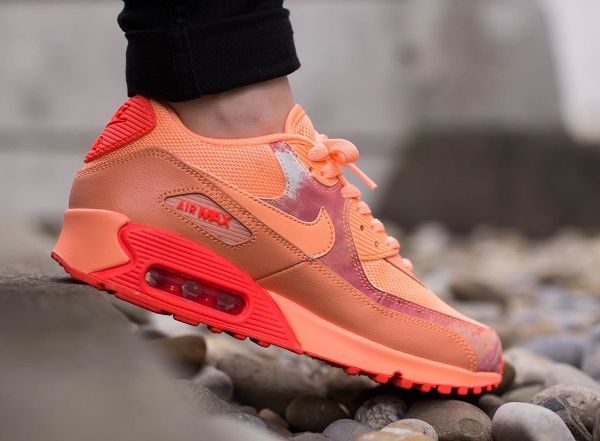 Air Max 90 Print Sunset Glow Hot Lava (airbrush) (2)