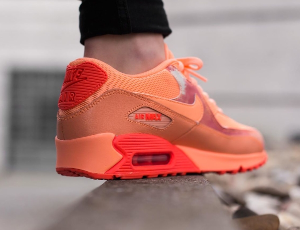 Air Max 90 Print Sunset Glow Hot Lava (airbrush) (4)