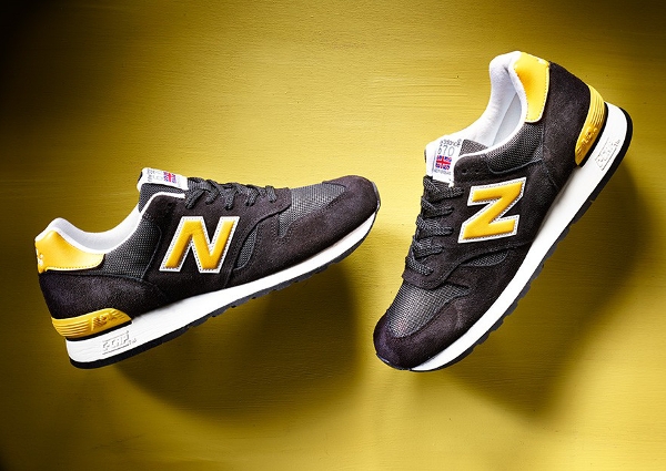 New Balance M670SMK Black Yellow made in uk  (1)