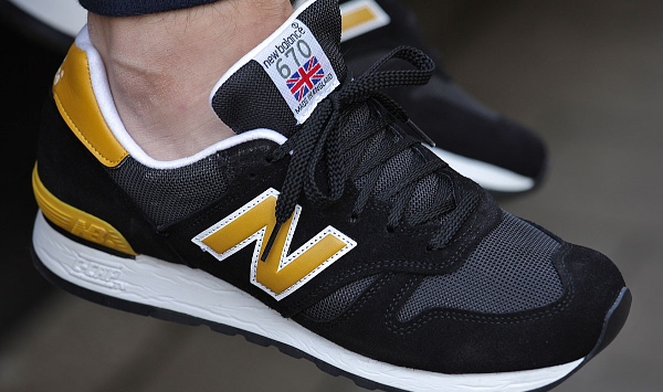 New Balance M670SMK Black Yellow made in uk  (3)