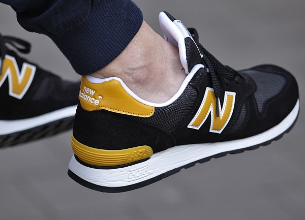 New Balance M670SMK Black Yellow made in uk  (4)