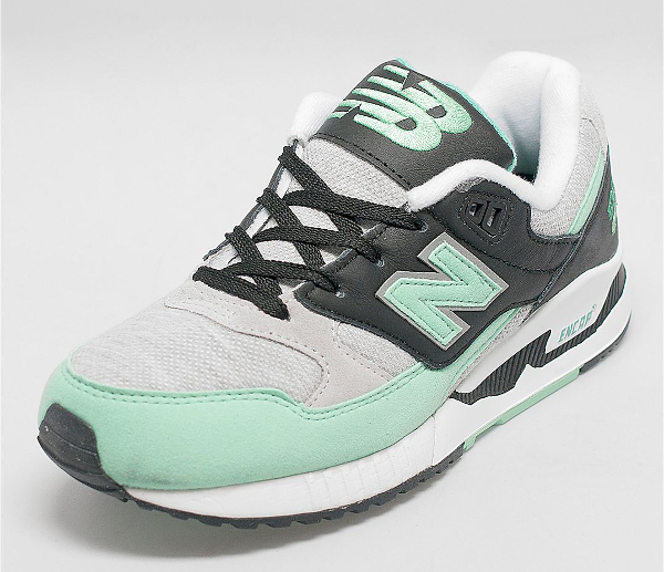 New Balance W530 Grey Mint Black Sneakers actus
