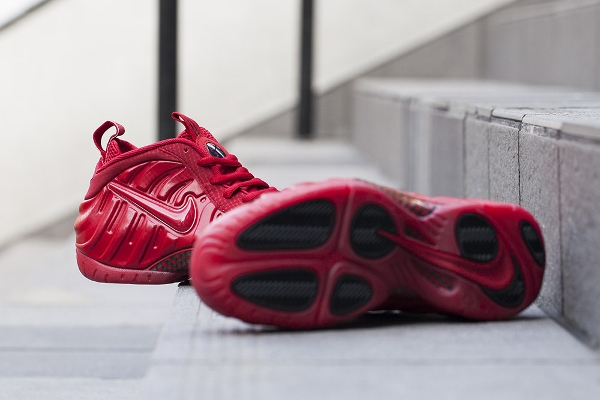 Nike Air Foamposite Pro Gym Red October (rouge et or) (2)