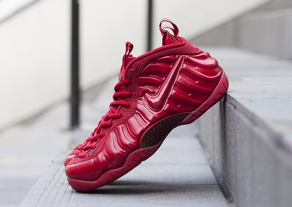 Nike Air Foamposite Pro Gym Red October (rouge et or) (4)