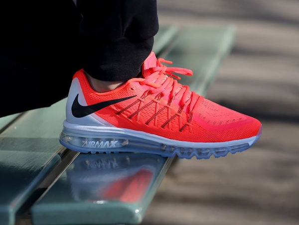 Nike Air Max 2015 Bright Crimson Black-Summit White (4)