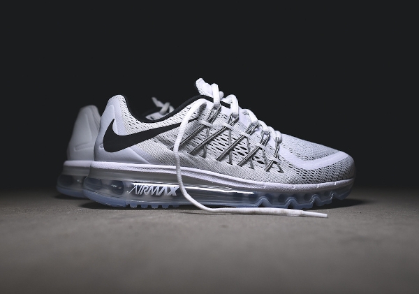 Nike Air Max 2015 White & Black (blanc et noir) (9)