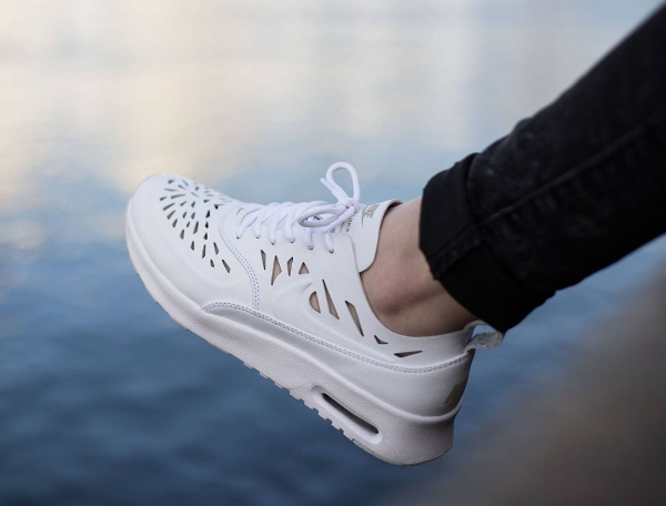 Nike Air Max Thea Joli White Mist Grey (blanc) découpe (4)