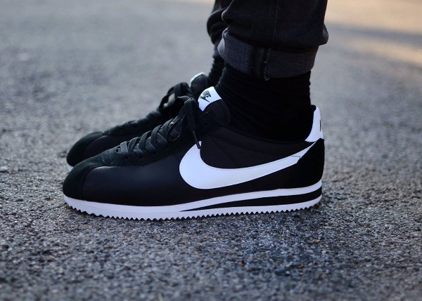 Nike Cortez Nylon OG Black White (noir & blanc) (3)