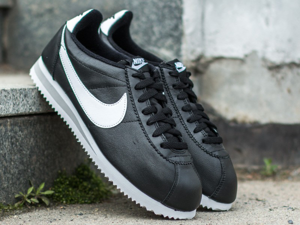 nike cortez noir cuir