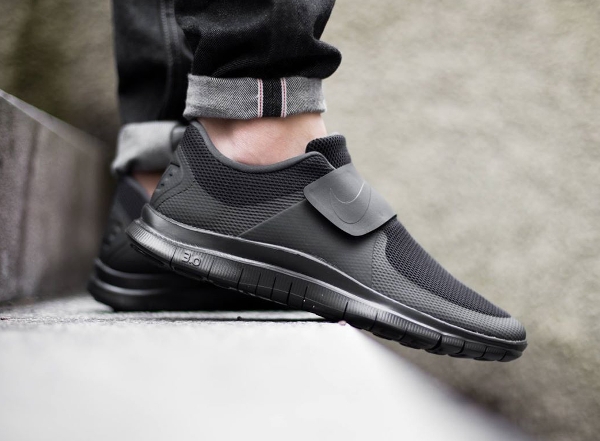 Nike Free Socfly  (Sock Racer) Black Anthracite (noire)  (3)