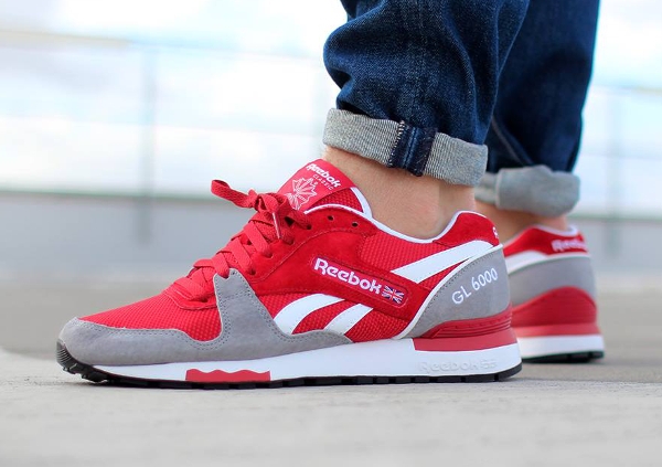 Reebok GL6000 Flash Red Flat Grey  (7)