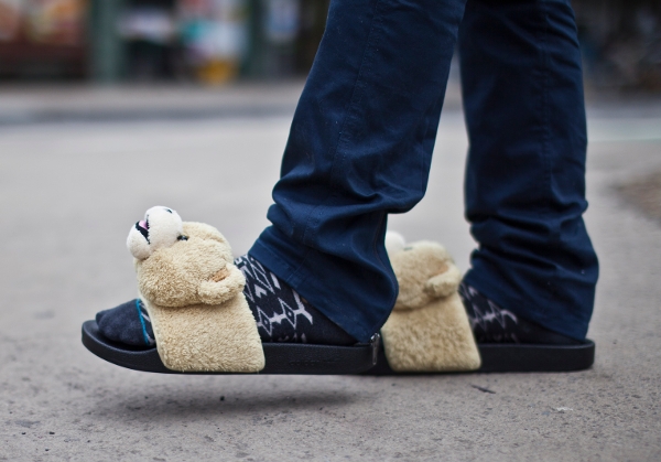 sandales Adilette Jeremy Scott Teddy Bear (3)