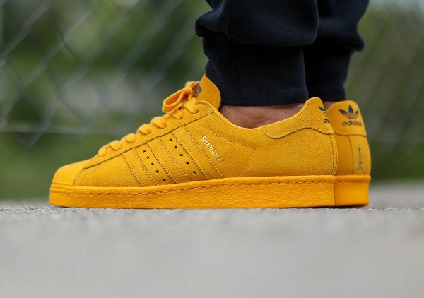 Adidas Superstar 80's Collegiate Gold City Shanghai (4)