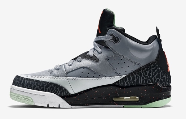 Air Jordan Son Of Mars Low Grey Poison Green  (1)