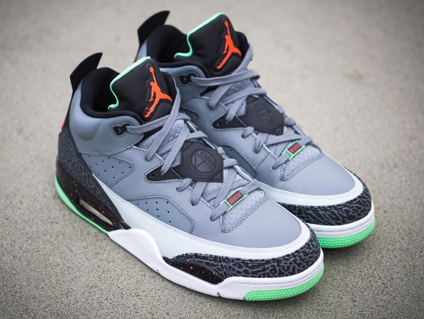 Air Jordan Son Of Mars Low Grey Poison Green